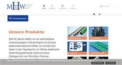Desktop Screenshot of mhundw.de