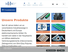 Tablet Screenshot of mhundw.de